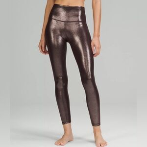 Lululemon Align Metallic High Waisted Leggings